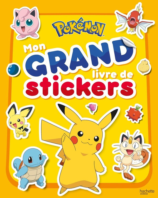 Mon grand livre de stickers Pokémon