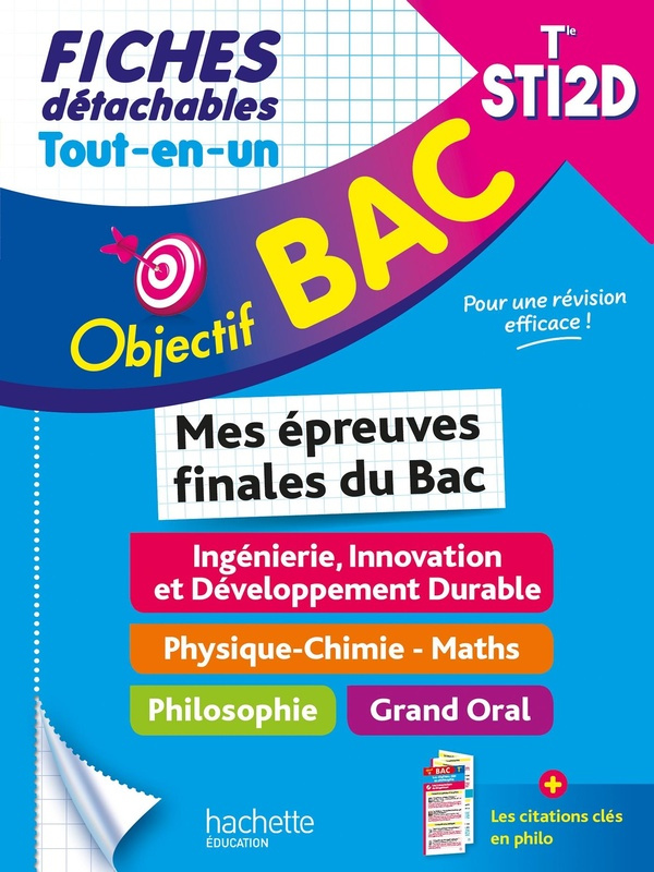 Mes épreuves finales du Bac Tle STI2D. Edition 2025