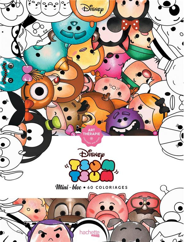 Coloriages anti-stress Tsum Tsum. Mini bloc, 60 coloriages