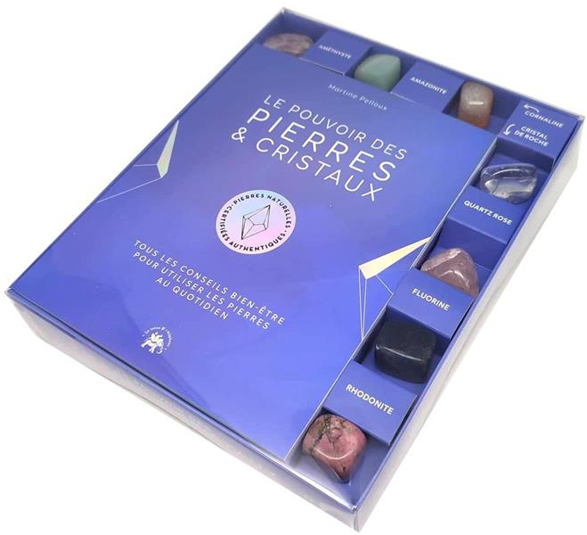 Coffret Le pouvoir des pierres et des cristaux. Tous les conseils bien-être pour utiliser les pierre