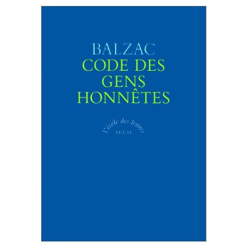 CODE DES GENS HONNETES