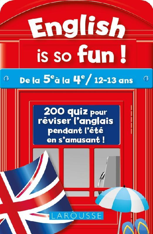 English is so fun ! De la 5e à la 4e / 12-13 ans