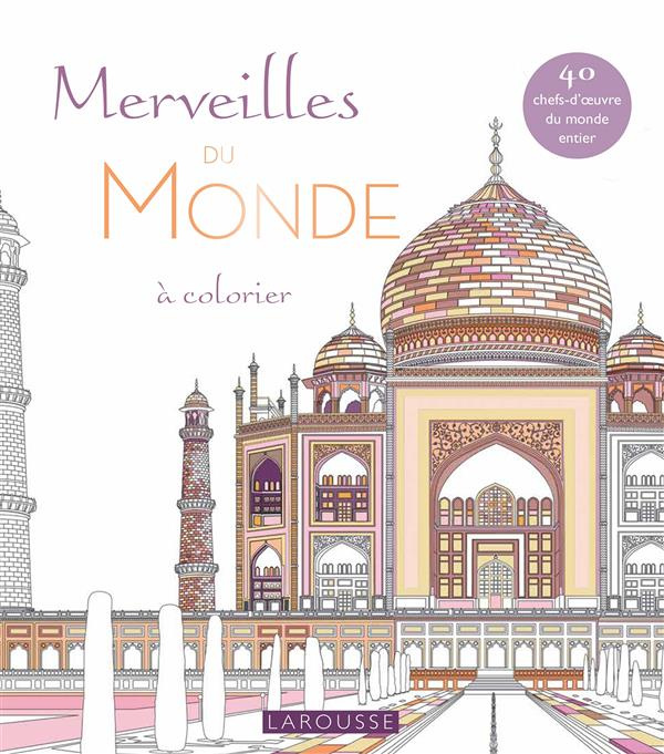 Merveilles du monde à colorier