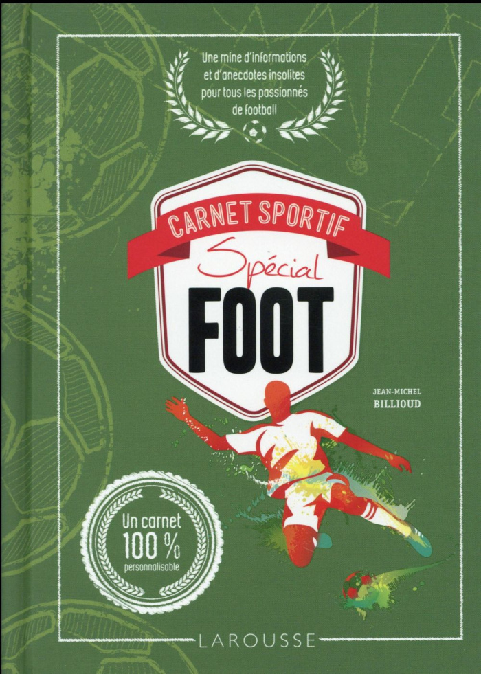 Carnet sportif Spécial foot