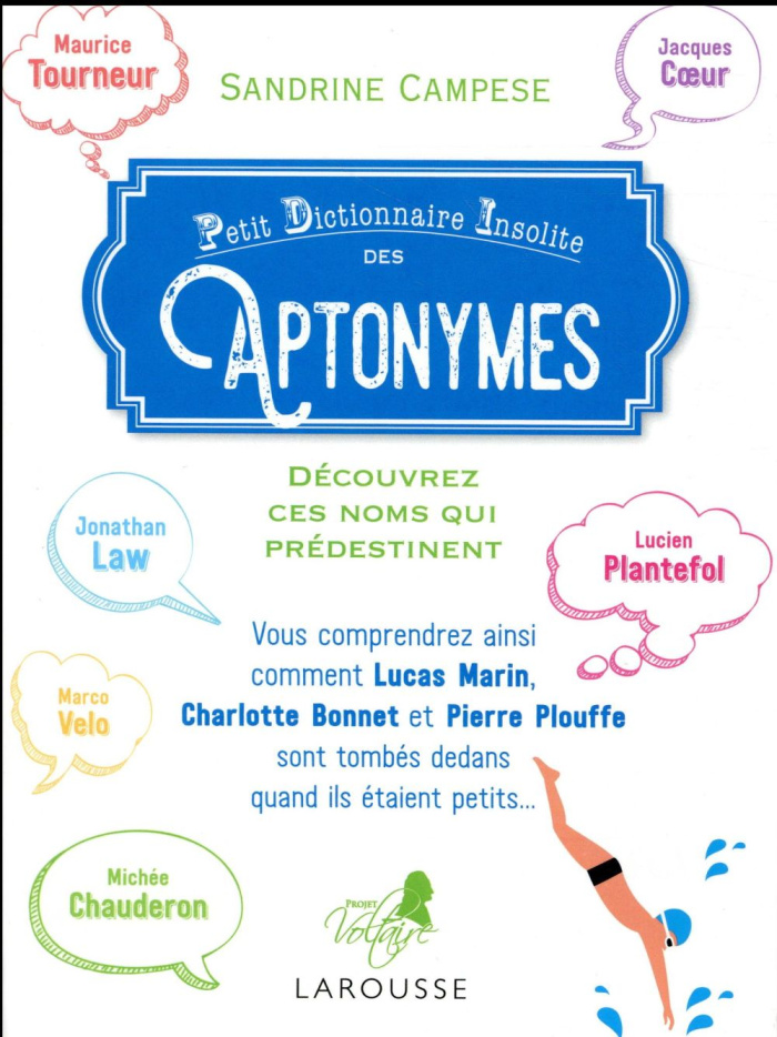 Petit dictionnaire insolite des aptonymes
