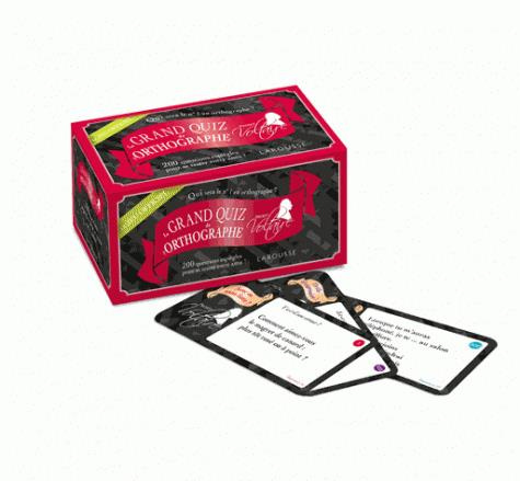 Le grand quiz de l'orthographe Projet Voltaire. 200 questions espiègles pour se tester entre amis !