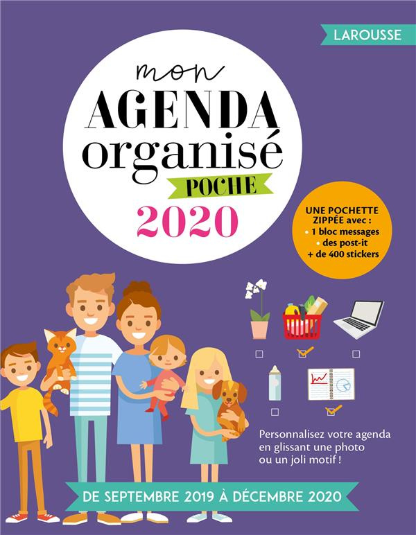 Mon agenda organisé poche. Edition 2020