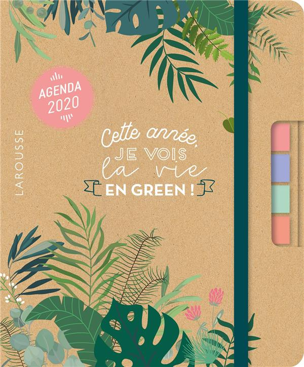 Cette année je vois la vie en green ! Avec un stylo et 4 blocs de Post-it, Edition 2020