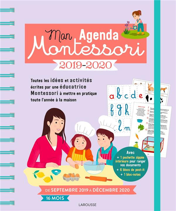 Mon agenda Montessori. Avec 1 stylo, Edition 2019-2020