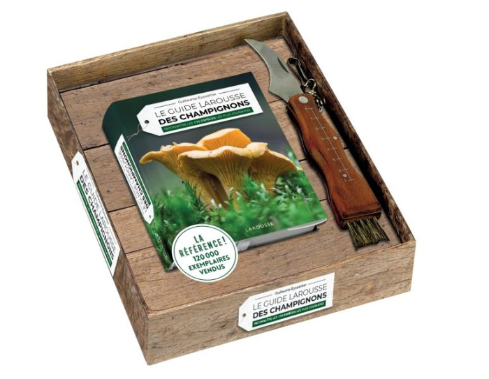 Coffret Le guide Larousse des champignons. Reconnaître les 170 espèces les plus courantes. Avec 1 c