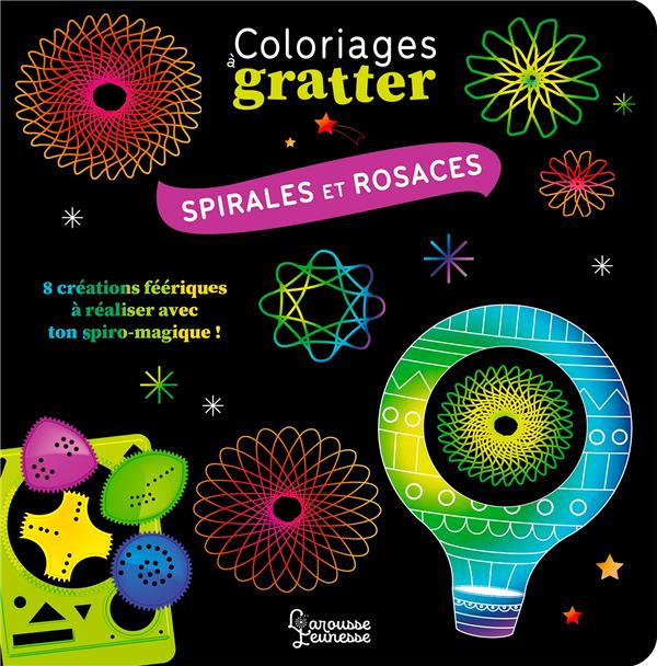 Coloriages à gratter - Spirales et rosaces