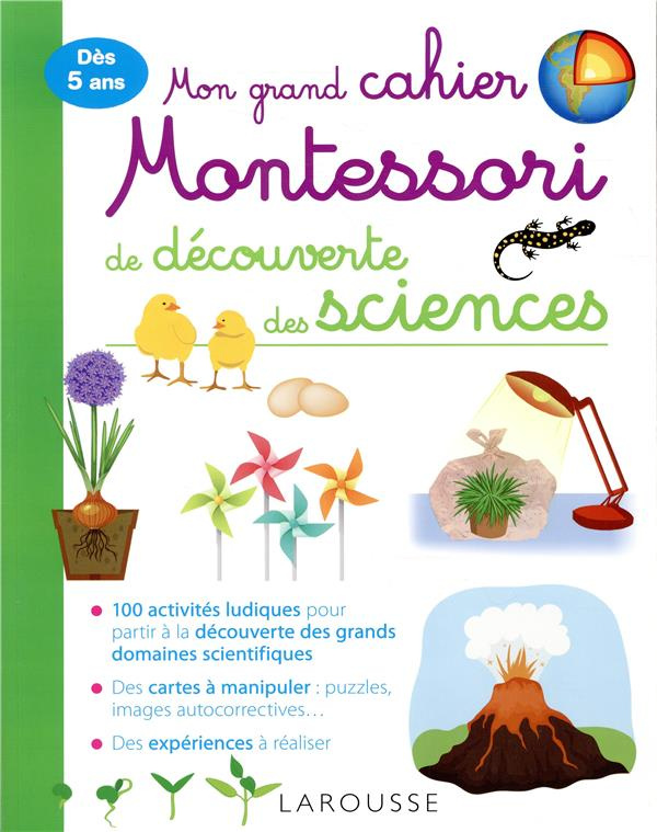 Mon grand cahier Montessori de découverte des sciences