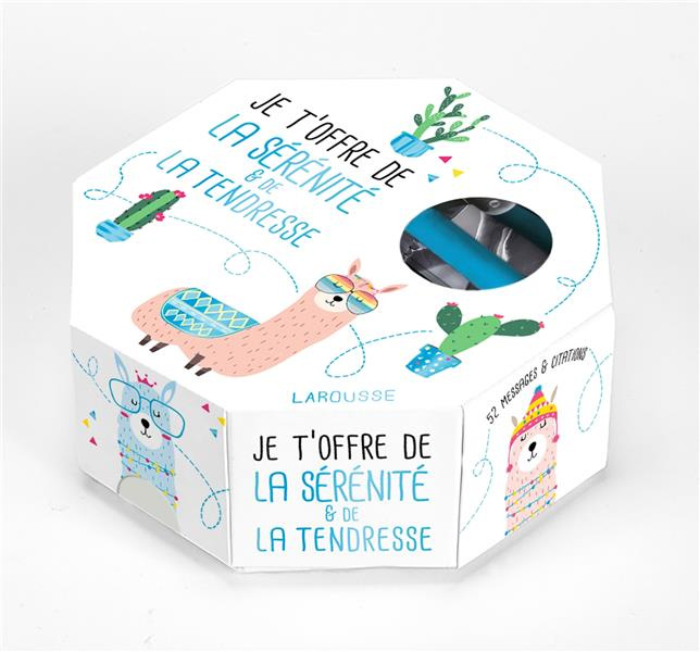 Coffret Je t'offre de la sérénité & de la tendresse. Avec 52 messages et citations