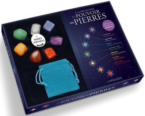 Coffret A la découverte du pouvoir des pierres. Avec 7 pierres véritables