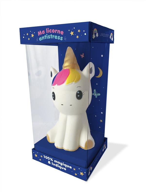 Coffret Ma licorne antistress. Mon carnet anti-stress avec un squishy
