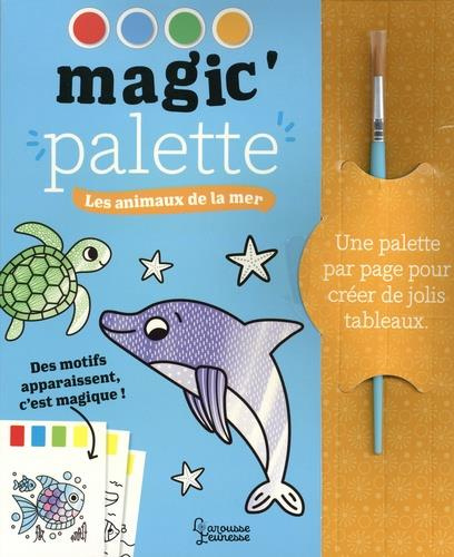 Les animaux de la mer. Avec 1 pinceau