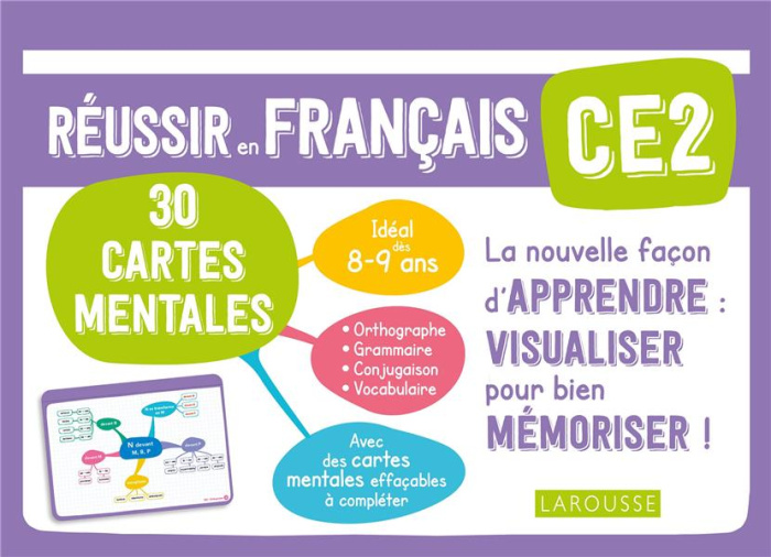 Français CE2 Mes cartes mentales. Réussir en français
