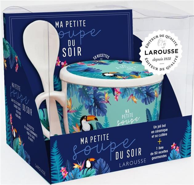 Ma petite soupe du soir. Coffret avec 1 joli bol en céramique et sa cuillère