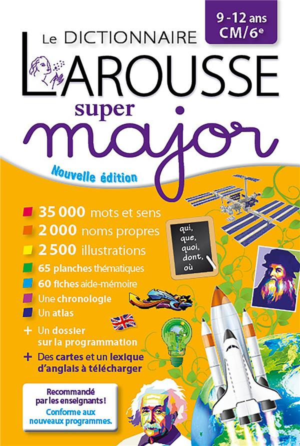 LAROUSSE DICTIONNAIRE SUPER MAJOR 9/12 ANS