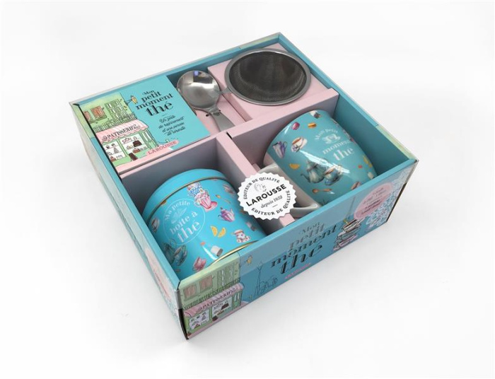 Coffret Mon petit moment thé. Un zest de raffinement et une pincée de sérénité. Avec 1 mug en cérami