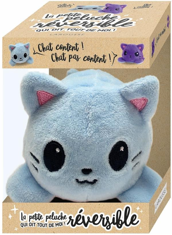 La petite peluche chat réversible qui dit tout de moi !