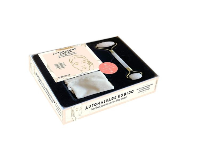 Automassage kobido. La méthode japonaise pour un lifting naturel. Coffret avec 1 rouleau de massage
