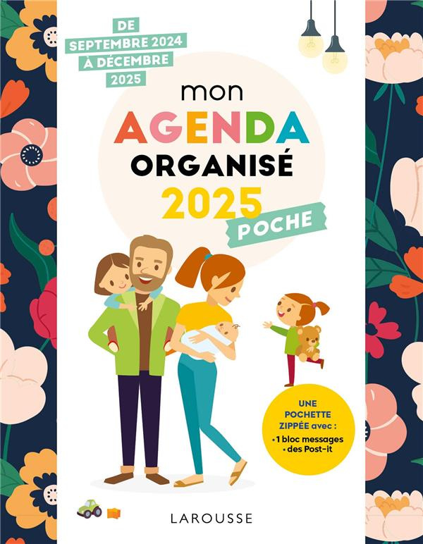 Mon agenda organisé poche. De septembre 2024 à décembre 2025, Edition 2025