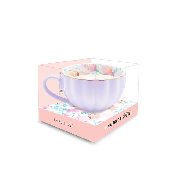 Ma bougie Séréni'thé. Coffret avec 1 bougie tasse   1 livret