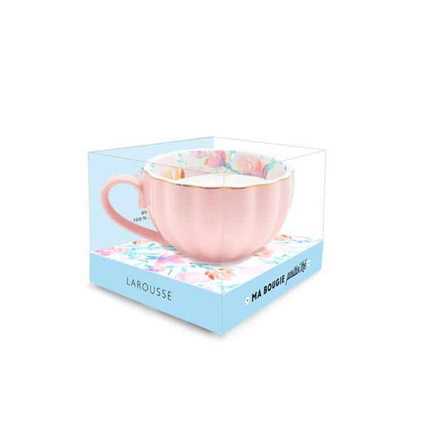 Ma bougie Positivi'thé. Coffret avec 1 bougie tasse   1 livret