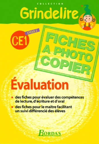Evaluation CE1. Fiches à photocopier