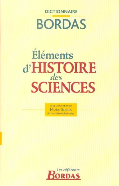 Eléments d'histoire des sciences