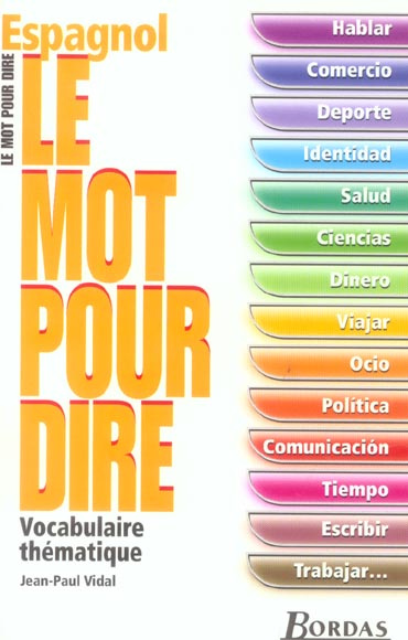 Espagnol. Vocabulaire thématique