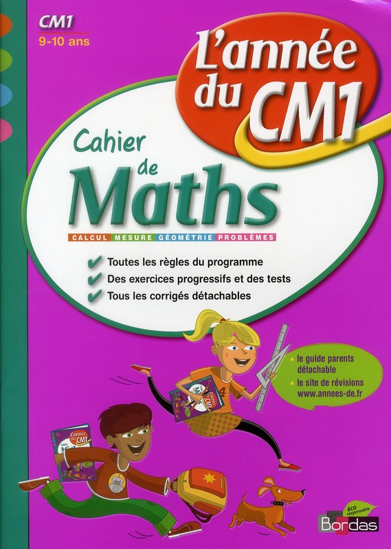 Cahier de Maths CM1