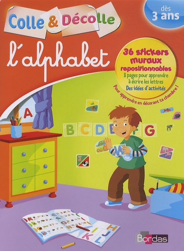 L'alphabet. Colle et décolle
