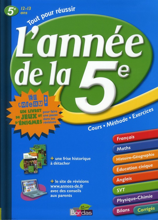 L'année de la 5e