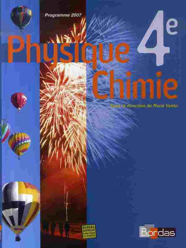 Physique Chimie 4e. Programme 2007