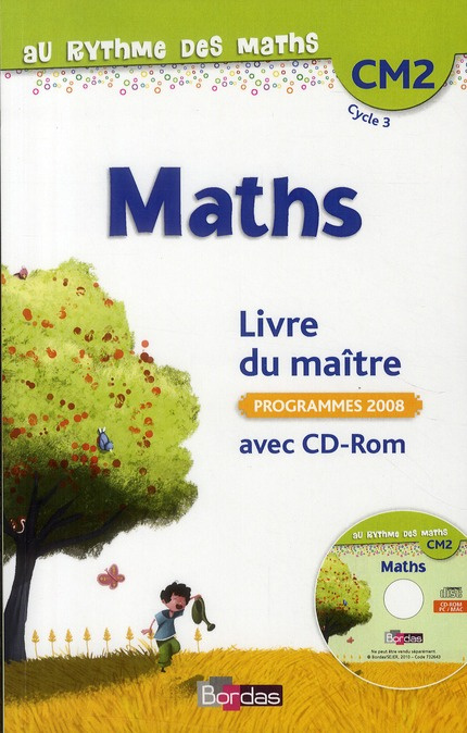 Maths CM2, Livre du maître. Avec CD-Rom