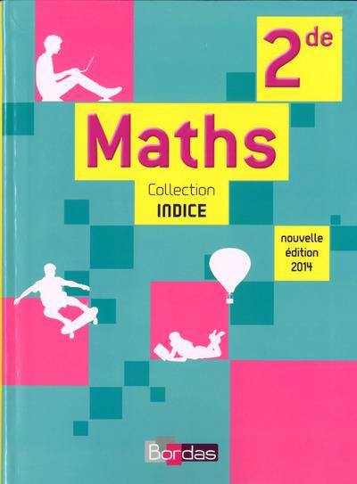 Maths 2de. Edition 2014