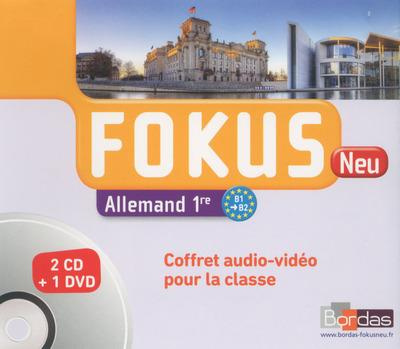 Allemand 1re B1-B2 Fokus Neu. 1 DVD 2 CD AUDIO