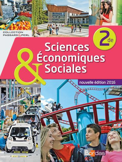 Sciences économiques et sociales 2de. Manuel de l'élève, Edition 2016
