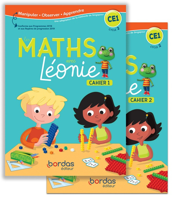 Les Maths avec Léonie CE1. 2 volumes : Cahiers 1&2, Edition 2020