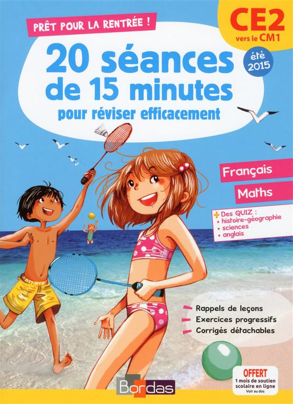20 séances de 15 minutes pour réviser efficacement, CE2 vers le CM1