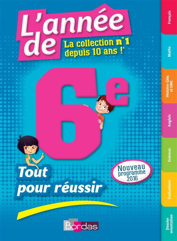 L'année de 6e. Edition 2016