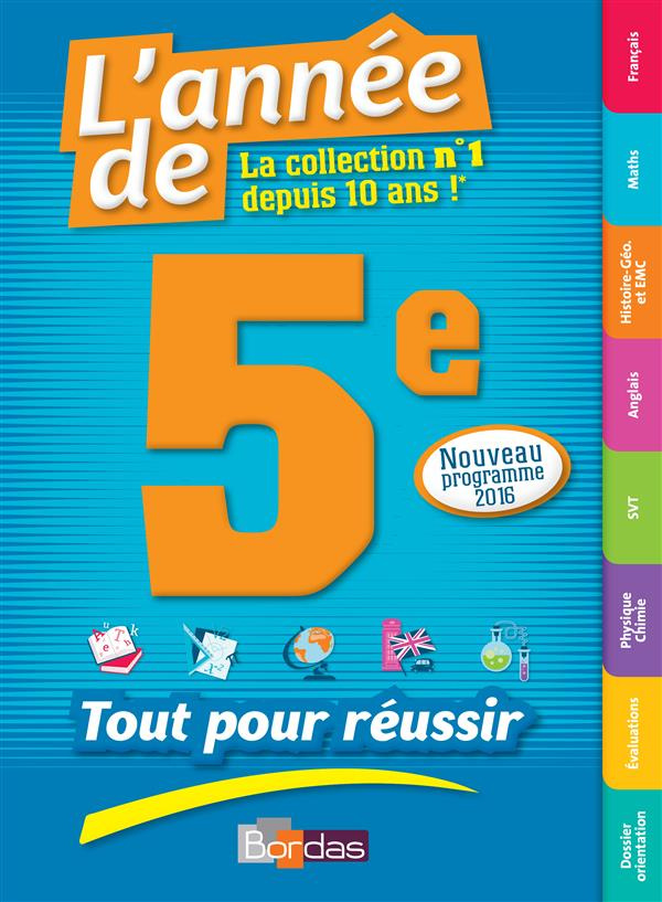 L'année de 5e. Edition 2016