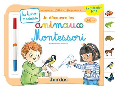 Je découvre les animaux Montessori. Avec un feutre effaçable 2 couleurs