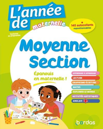 L'année de Moyenne Section. Avec 140 autocollants repositionnables
