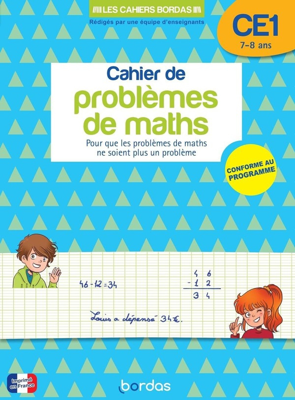 Cahier de problèmes de maths CE1