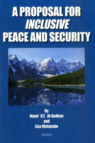 A PROPOSAL FOR INCLUSIVE PEACE AND SECURITY