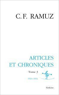 OEUVRES COMPLETES. T3. ARTICLES ET CHRONIQUES,1924-1931