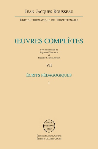 ECRITS PEDAGOGIQUES. 2 VOLS